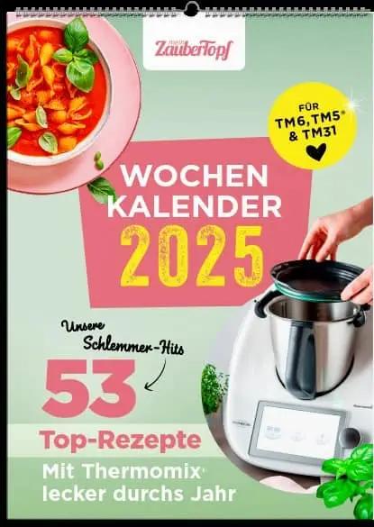 Kalendarz tygodniowy 2025 | mein ZauberTopf | Thermomix